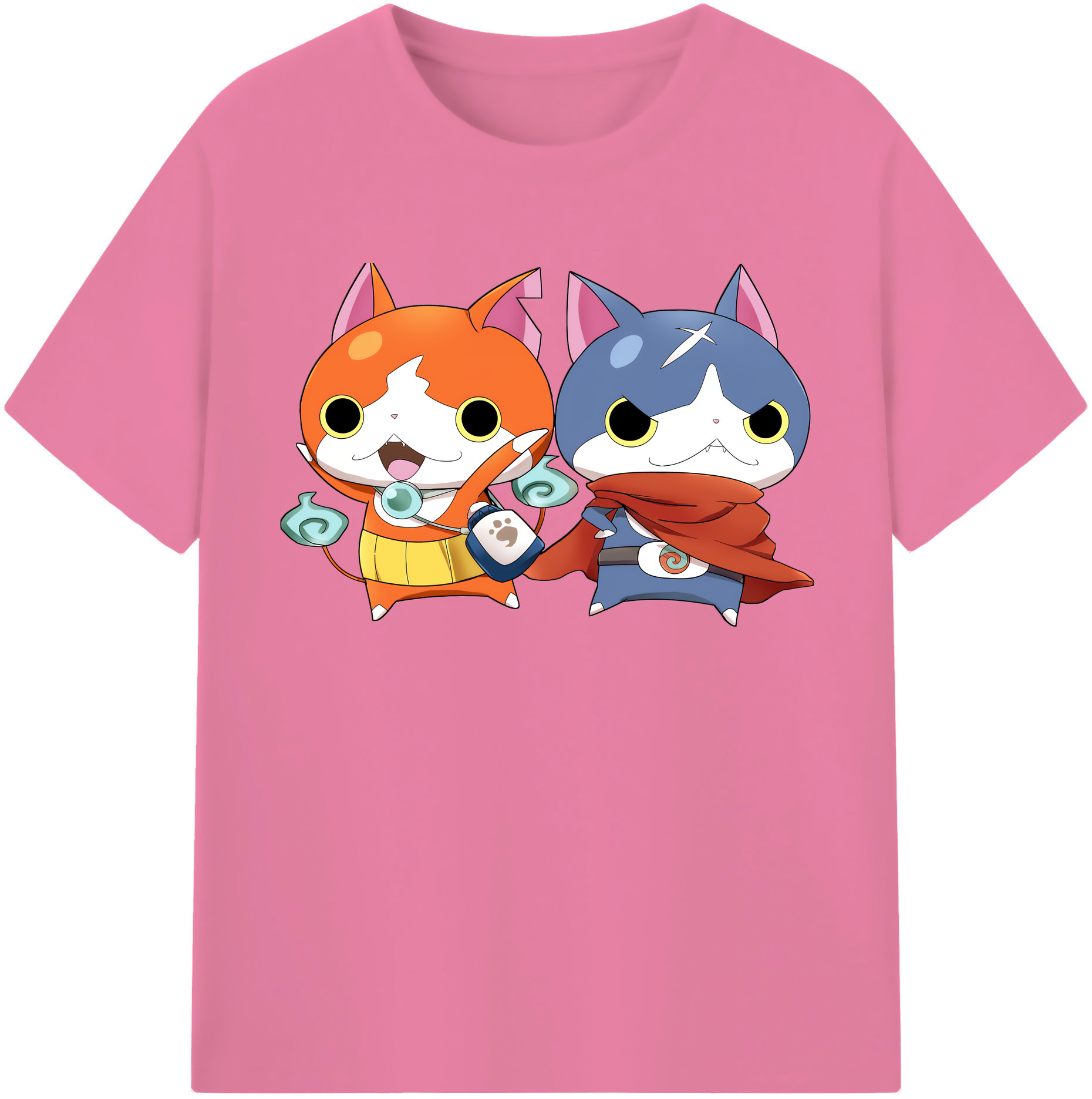 （画像用） 妖怪ウォッチ Yo-kai Watch 綿100％半袖Tシャツ（フロントプリント）